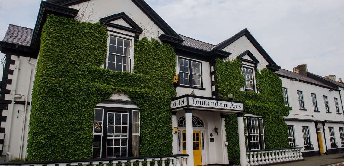 Front of hotel
